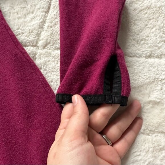 Victoria's Secret PINK | Berry Quarter Zip Crew Neck Pullover | Size Small - Picture 6 of 12